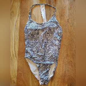 Cotton on body animal‎ print one piece bathing suit